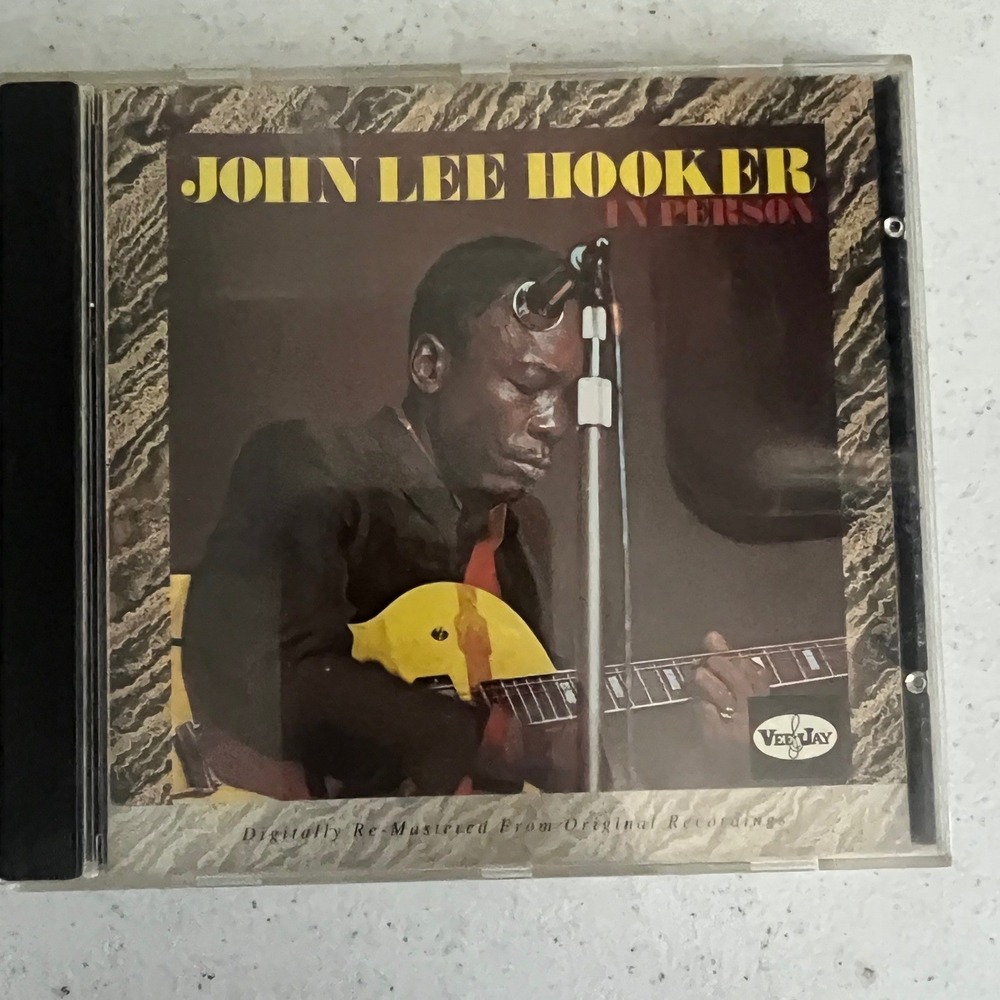 John Lee Hooker In Person CD 1991 Vee-Jay Records Blues Digitally Remastered